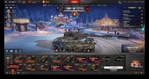 Снег, подарки и танки: Новогодний ангар в действии!