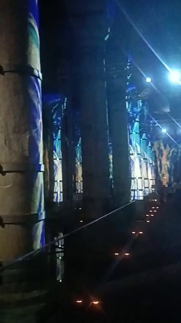 Световое шоу в Цистерне Феодосия, Стамбул, Турция (Theodosius Cistern, Istanbul, Turkey)