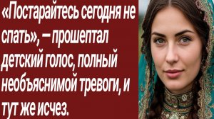 Истории для Вас/«Постарайтесь сегодня не спать», — прошептал детский голос/Жизненные истории.
