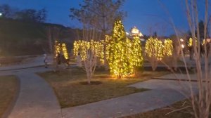 Новый Херсонес в Севастополе вечером перед Новым годом - Новогодний Севастополь