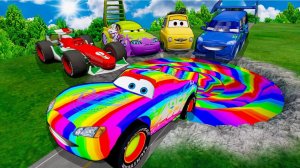 Развивающие мультики сборник. Мультфильмы про машинки сборник МОЛНИЯ МАКВИН И ДРУЗЬЯ СТРАШНЫЙ ПОБЕГ