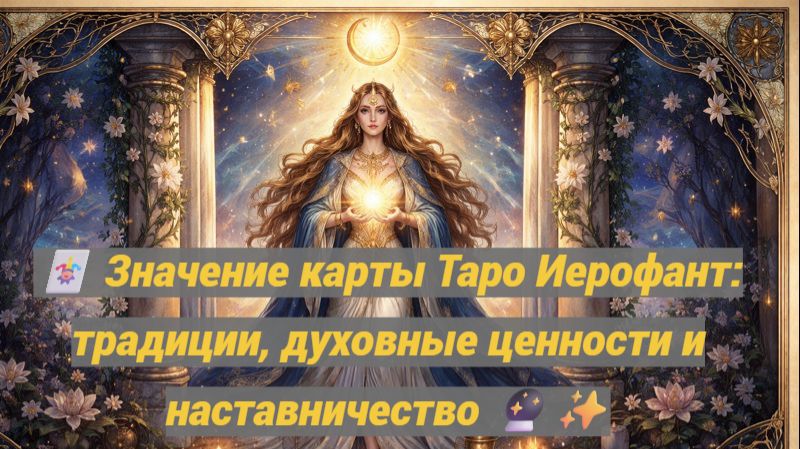 🃏 Значение карты Таро Иерофант: традиции, духовные ценности и наставничество 🔮✨ смотреть онлайн