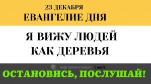 Самое странное чудо Христа почему Он исцелил не сразу (Мк. 8)