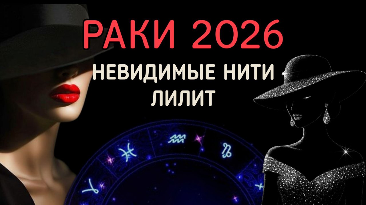 РАКИ. АСТРОЛОГИЧЕСКИЙ ПРОГНОЗ НА 2026. ПРОВОКАЦИИ ЛИЛИТ.