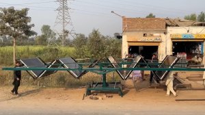 Процесс изготовления и работа передвижной раскладной тележки для солнечной батареи