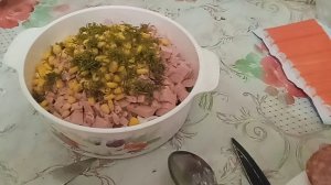 КАК ЖЕ ЭТО ВКУСНО!! САЛАТ НА СКОРУЮ РУКУ