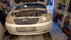 Toyota Corolla E120 2NZ-FE Промывка масляной системы CG Clarion Guard 100-911 и SL 109 PREMIUM