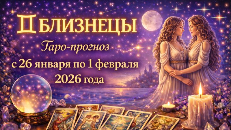 Таро-прогноз для Близнецов на период с 26 января по 1 февраля 2026 года 🔮✨ — неделя смотреть онлайн
