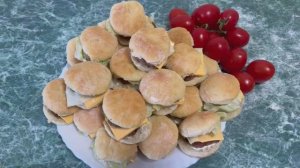 мини бургеры от натусика,детки будут в восторге