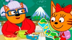 ТРИ КОТА - Большое путешествие Карамельки Коржика и Компота - Мультики три кота