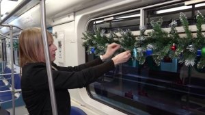 Вагоны нижегородского метро преобразились к Новому году