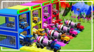 Мультики для детей про машинки. Громкие, яркие грузовики гоняют по трассам. Мультики для малышей