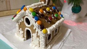 Пряничный домик к Новому 2026 году своими руками