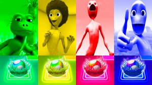 Зелёный Человек Танцует Dame Tu Cosita Music Video 2025 battle #39 в Tiles Hop - NoV | Dame Tu