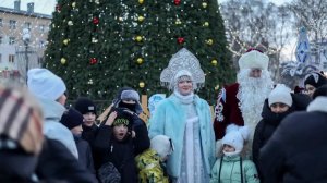 В Корсакове зажгли огни главной новогодней елки: сказка началась!