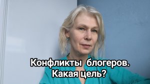 Конфликты блогеров. какая у вас их цель?