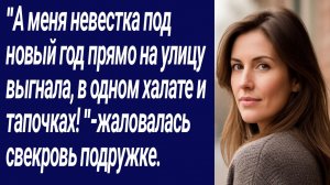 Истории со Смыслом/"А меня невестка под новый год прямо на улицу выгнала/Истории из жизни.