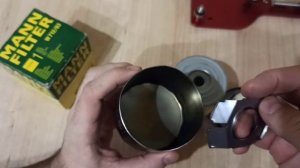 Mann W712/83 распил масляного фильтра