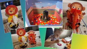 Эвелинка - юный химик, делает свой вулкан и выращивает кристаллы.