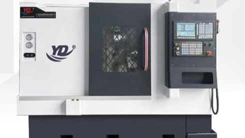 Двухшпиндельный токарный станок с ЧПУ YD-STD46/52-400 смотреть онлайн