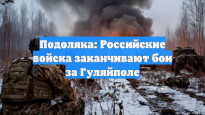 Подоляка: Российские войска заканчивают бои за Гуляйполе