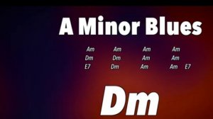 Blues  Guitar Backing Track in Am