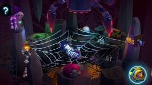 Tiny Robots Portal Escape. Часть 1 Похищение дедушки Паутины Опасности