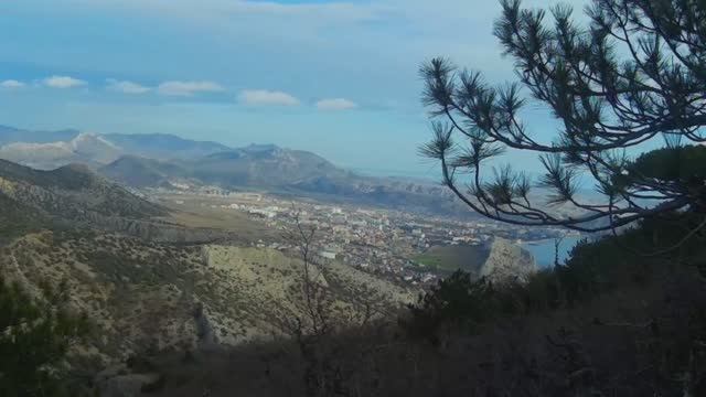 Как мы поднимались на вершину горы Сокол. Декабрь. Крым. Новый Свет.