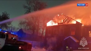 В Кирове выясняют причины пожара в нежилом доме на Лесозаводской