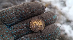 Зимний шурф #коп2025 #поискмонет #монеты #equinox900 #equinox #minelab #металлоискатель #монеты