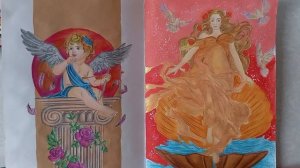 Все мои раскрашенные страницы за 2025 в сюжетных раскрасках и распечатках🌲