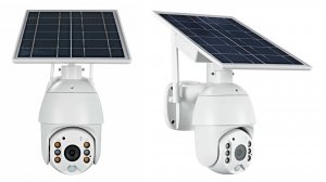 Уличная 4g камера с солнечной панелью для дачи