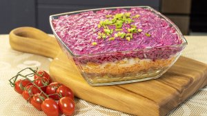 Больше не надо мучаться. Легкий рецепт салата Селедка под шубой. Новый год 2026