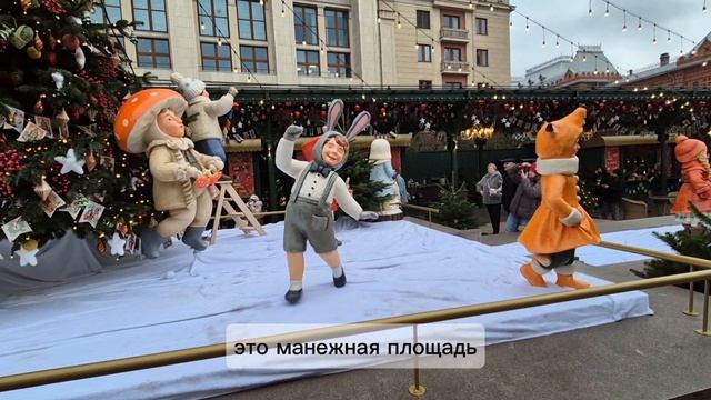 Новогодняя прогулка.Манежная площадь.Красная площадь.Большой театр.Камергерский переулок.