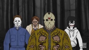 Олень-монстр против Джейсона, Майкла, Фредди, Оно, Пеннивайза и Чаки