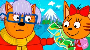 ТРИ КОТА - Зимние Каникулы с бабушкой Изольдой - Мультики три кота