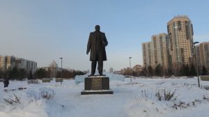 Парк имени 400-летия города Красноярска январь 2024г.