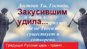 Русский царь- проект. Закусившим удила...