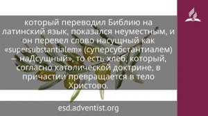 23 декабря 2025. Хлеб наш насущный. Под сенью благодати / Адвентисты