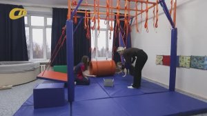 ДЛЯ ЖЕЛЕЗНОГОРСКОГО ЦВЛ "ЗОРЮШКА" НА ГРАНТ "МЕТАЛЛОИНВЕСТА" ЗАКУПЛЕН СЕНСОРНО-ДИНАМИЧЕСКИЙ КОМПЛЕКС