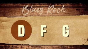 Blues Rock Backing Track in D