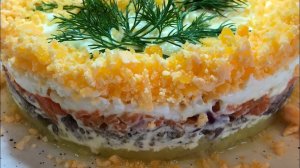 МИМОЗА СО ШПРОТАМИ#рецепты #рецепт #вкусно #еда