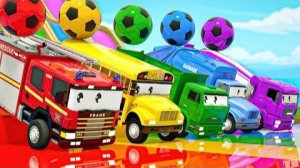 Раскрашивай шарики и пой песню! | Бинго, Колеса в автобусе, Малышка Акула | Детские стишки