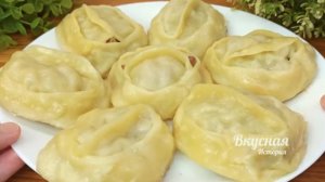 Обалденные манты на сковороде!