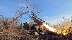 Расчет РСЗО «Град» сорвал ротацию ВСУ на красноармейском направлении
