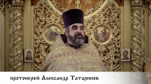 протоиерей Александр Татаринов, проповедь в Неделю 28-ю по Пятидесятнице