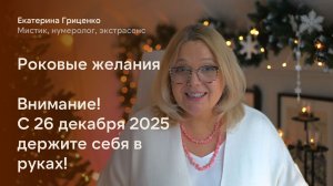 Роковые желания. С 26 декабря будьте осторожны