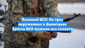 Из трёх окружённых бригад ВСУ в Димитрове выжили только два боевика