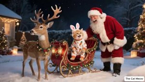 Котик и Дед Мороз