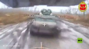 مشاهد لتدمير مسيرة روسية معدات وأجهزة اتصالات أوكرانية